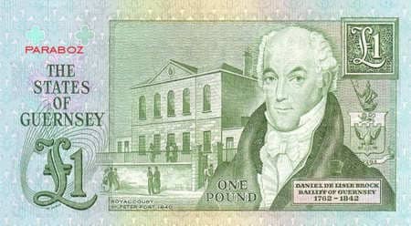 Guernsey Adası 1 GGP arka yüz
