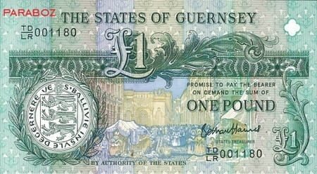 Guernsey Adası 1 GGP ön yüz