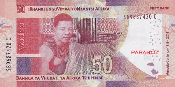 Güney Afrika 50 ZAR arka yüz
