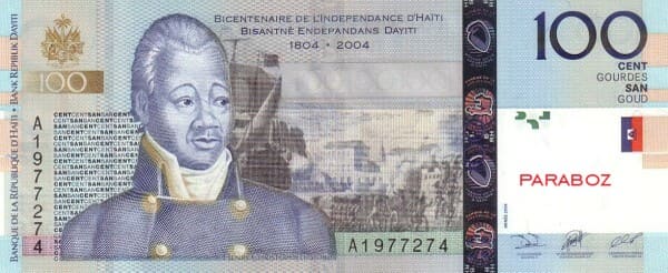 Haiti 100 HTG ön yüz