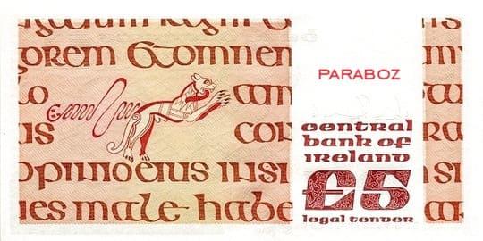 İrlanda Cumhuriyeti 5 IEP arka yüz