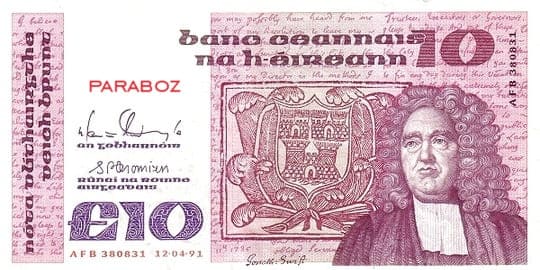İrlanda Cumhuriyeti 10 IEP ön yüz