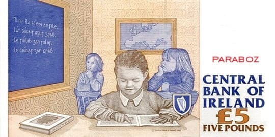İrlanda Cumhuriyeti 5 IEP ön yüz