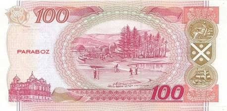 İskoçya 100 SCP arka yüz