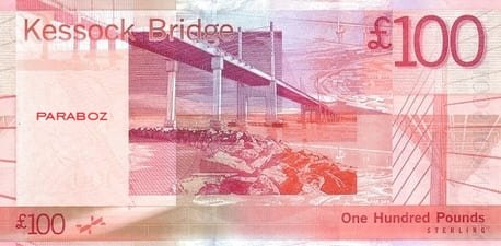 İskoçya 100 SCP arka yüz