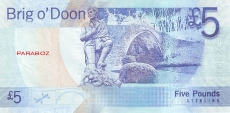 İskoçya 5 SCP arka yüz