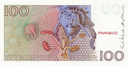 İsveç 100 SEK arka yüz