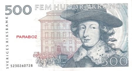 İsveç 500 SEK ön yüz