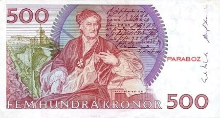 İsveç 500 SEK arka yüz