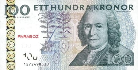 İsveç 100 SEK ön yüz