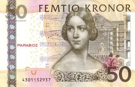 İsveç 50 SEK ön yüz