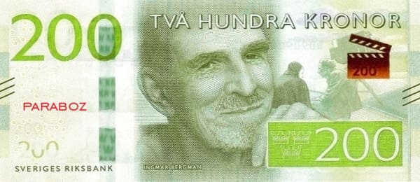 İsveç 200 SEK ön yüz