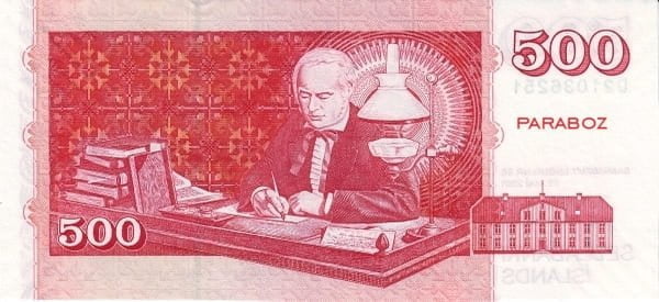 İzlanda 500 ISK arka yüz