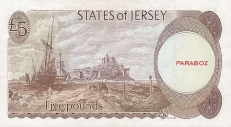 Jersey Adası 5 JEP arka yüz