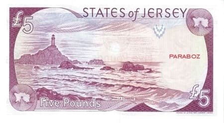 Jersey Adası 5 JEP arka yüz