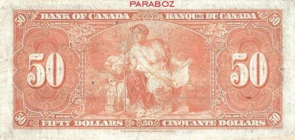 Kanada 50 CAD arka yüz