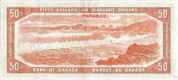 Kanada 50 CAD arka yüz