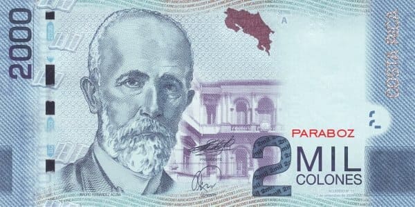 Kosta Rika 2 CRC ön yüz