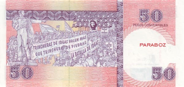 Küba 50 CUP arka yüz