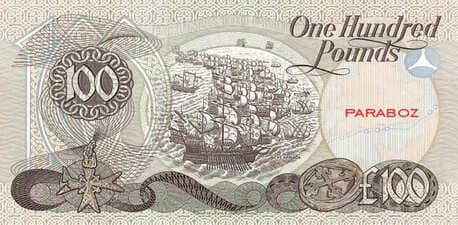 Kuzey İrlanda 100 GBP arka yüz