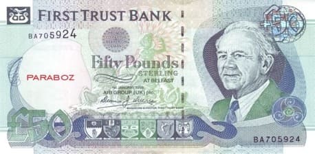 Kuzey İrlanda 50 GBP ön yüz