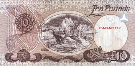 Kuzey İrlanda 10 GBP arka yüz