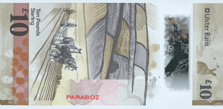 Kuzey İrlanda 10 GBP arka yüz