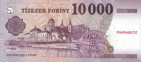Macaristan 10.000 HUF arka yüz