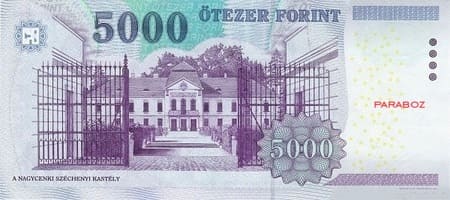 Macaristan 5.000 HUF arka yüz