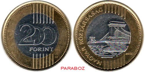 Macaristan 200 HUF ön yüz