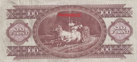 Macaristan 100 HUF arka yüz