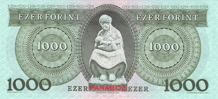 Macaristan 1.000 HUF arka yüz
