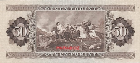 Macaristan 50 HUF arka yüz