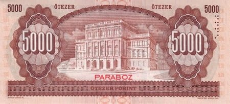 Macaristan 5.000 HUF arka yüz
