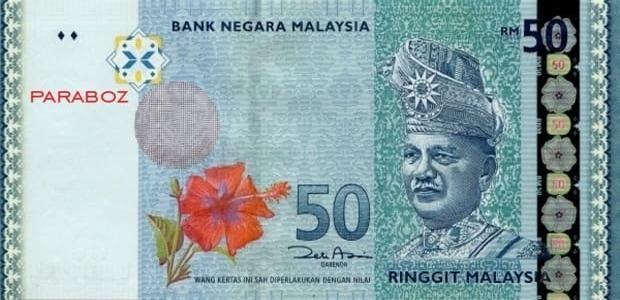 Malezya 50 MYR ön yüz