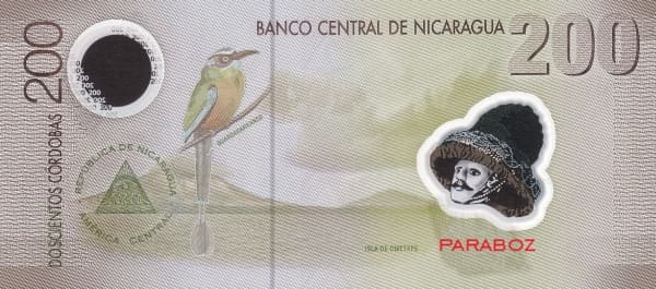 Nikaragua 200 NIO arka yüz