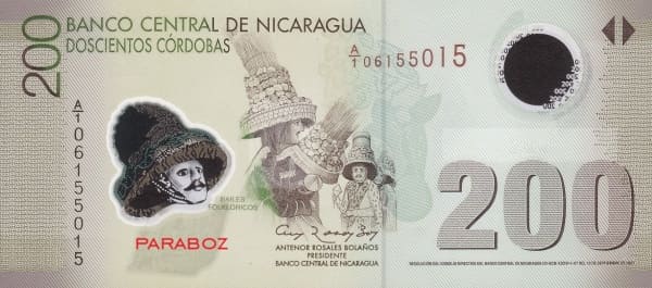 Nikaragua 200 NIO ön yüz