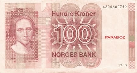 Norveç 100 NOK ön yüz
