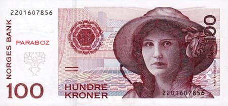 Norveç 100 NOK ön yüz