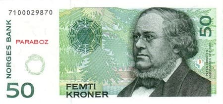 Norveç 50 NOK ön yüz