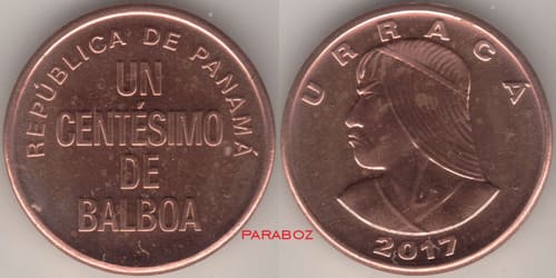 Panama 0,01 PAB ön yüz