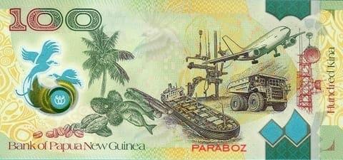 Papua Yeni Gine 100 PGK arka yüz