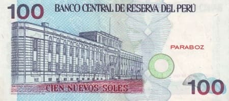 Peru 100 PEN arka yüz