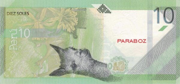 Peru 10 PEN arka yüz