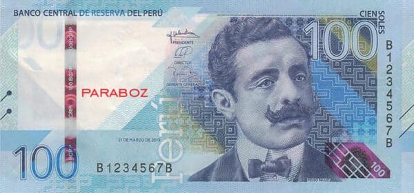 Peru 100 PEN ön yüz