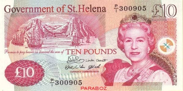 Saint Helena 10 SHP ön yüz