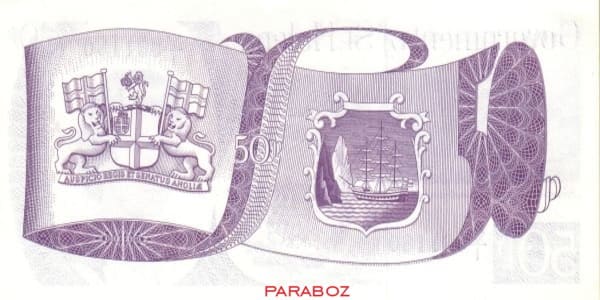 Saint Helena 0,5 SHP arka yüz