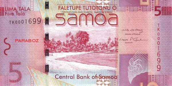 Samoa 5 WST ön yüz