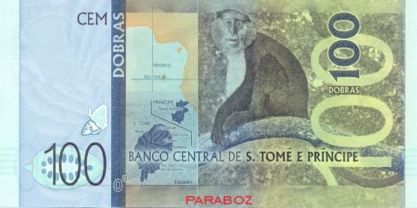 São Tomé ve Príncipe 100 SAO arka yüz