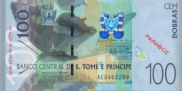 São Tomé ve Príncipe 100 SAO ön yüz